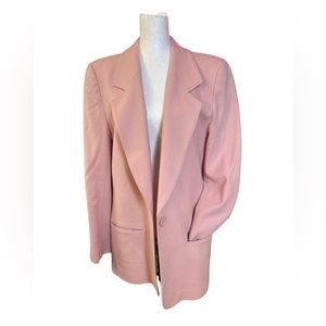 NWT 100% Wool Pendleton Women's Pink Jacket Blazer SZ 10